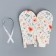 Bonbonnier box, gift packaging, “watercolor flowers”, 7.5 x 8 x 7.5 cm