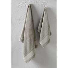 Giza towel, size 70x140 cm, dark beige color