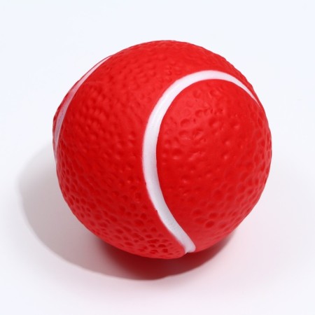 Tennis ball toy for dogs for dogs, 7.5 cm, red-2