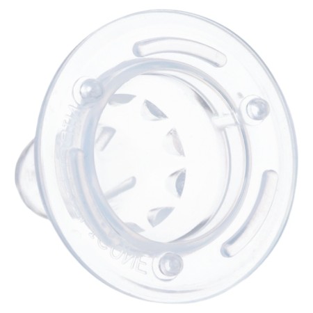 A bottle for feeding, classic throat, glass, slow flow, from 6 months, 150 ml., Mix color-19