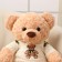 Soft toy "Bear", in a jacket, 50 cm, beige color