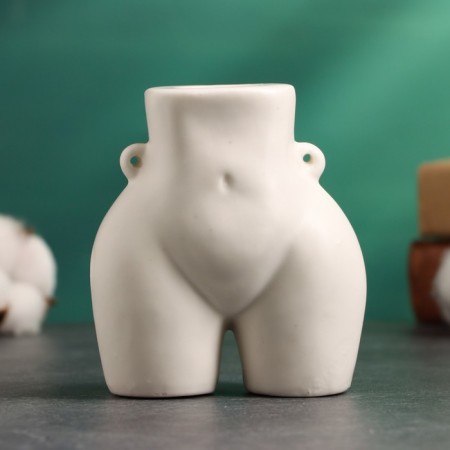 Summary "Marta" White gloss, 10x6x8cm-4