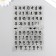 Stamp for creativity Silicon "Letters and Points" 16x11 cm