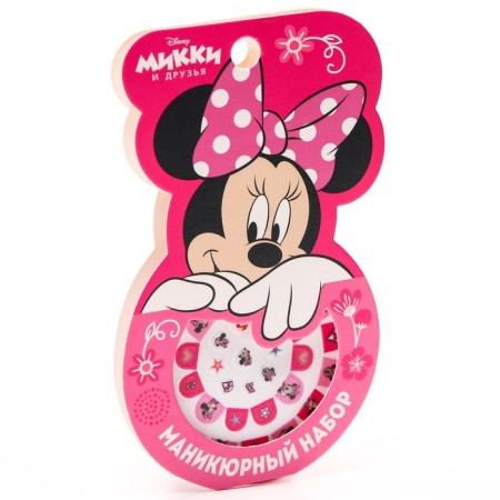 Manicure set. Nail stickers, Minnie Mouse-3