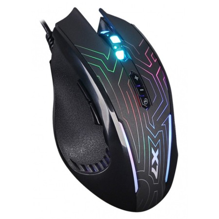 Mouse A4Tech X87 Black Optical (2400DPI) USB (8but)-3
