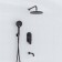 The shower system wasserkraft a177471, built -in, tropical shower, shower, black