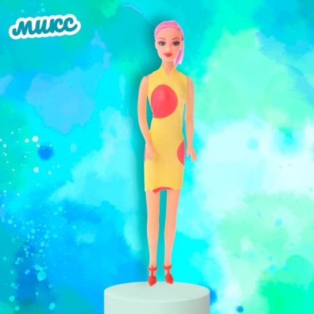 Model-model "Olenka" in an evening dress, mix-7