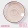 Ceramic dinner “temptation”, d = 22 cm, beige color
