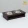 Animal feeder is double, 2 x 250 ml, 29.2 x 15 x 6.7 cm
