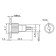 Metal indicator Ø8 12V White LED (GQ8F-D) Rexant