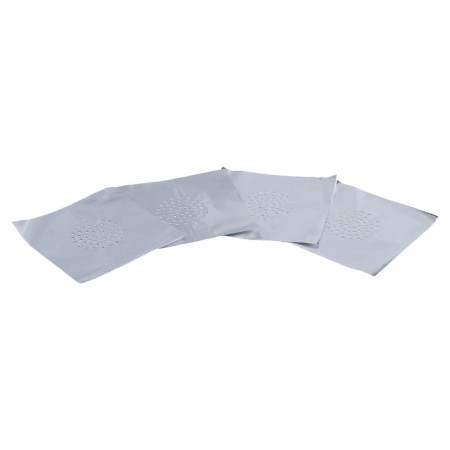 Square foil, set of 50 sheets with holes, 12.5 x 12.5 cm, 3 packages-2