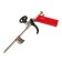 Pistol for mounting foam, scrap, metal case