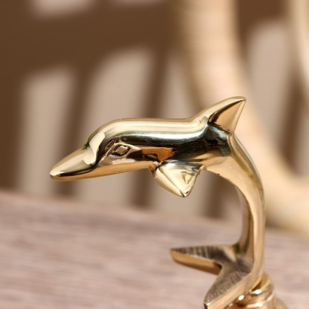 Bell "Dolphin" Brass 6x7.5x12.5 cm-1