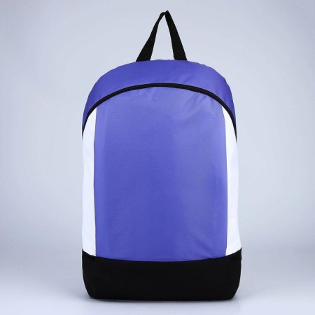 School textile Backpack 46x30x10 cm, vertical pocket, purple color-1