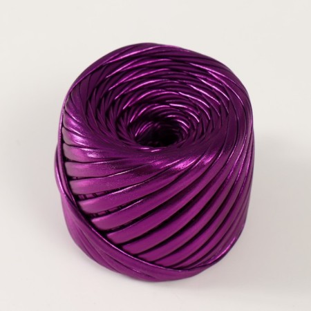 Knitted yarn metallic "disco" 100g (lilac)-1
