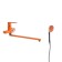 ACCOONA A7166P bath mixer, single -leaf, divertor in the case, 30 cm, orange