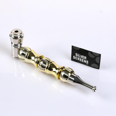 The smoking tube is “curly”, 5 nets, 13 x 3.4 x 2 cm