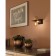 Bra Bramerton, 1x40W, E27, steel, wood, black, brown
