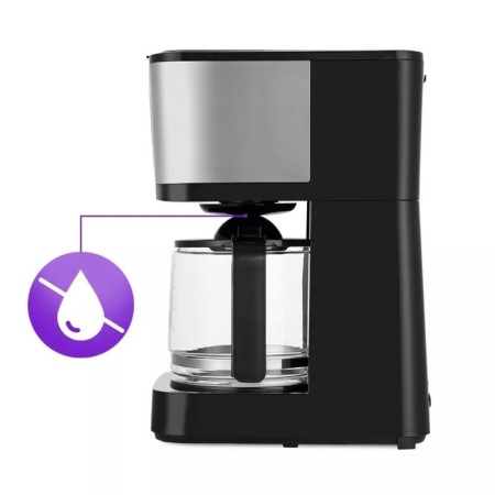 Coffee machine KitFort KT-7217, capsule, 900 watts, 1.25 l, black-silver-8