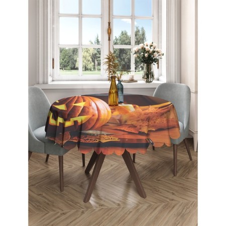 The tablecloth on the table “Smart pumpkin”, round, Saten, d = 150 cm-2