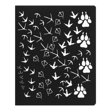 Notebook 48l Total Black. Not, regional design cards, stencil Print, BLPS, 5V MIX-4
