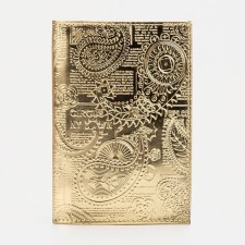 Cover for passport, gold color