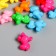 Beads for creativity plastic "Bright horses" set 60 pcs 1.5x1.5x0.6 cm