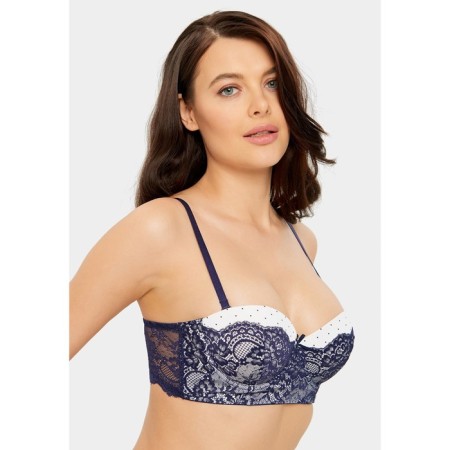 Women's bracket Persa, size 70a, blue color-1