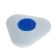 Eraser Devente Core, synthetics 40 x 40 x 10mm, triangular, plastic holder, white (barcode on each eraser)