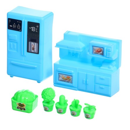 House for dolls "Winter Palace" with a doll, pets and accessories-18