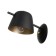 Bras "Firs" E27 40W black and gold 15x28x22 cm