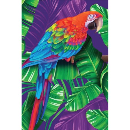 Picture on numbers on canvas with a “parrot” snap 20x30 cm-2