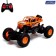 Radio -controlled jeep "Krauler", 1:18, works from batteries, color orange color
