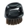 Brush for cleaning the car interior, 6 × 5 cm, black