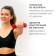 Neoprene dumbbell, 0.75 kg, red color