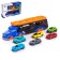 TRAILER truck, with 6 cars