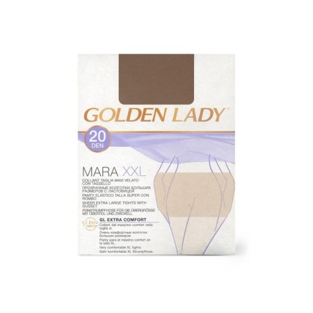Female tights Golden Lady Mara, 20 Den, size 6, Daino color-1