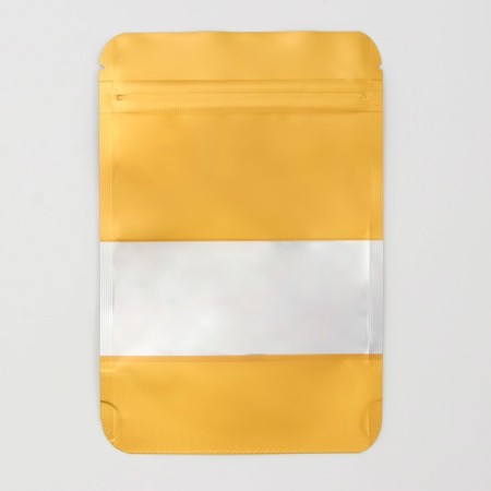 Pack Doy-Pak, matte, gold with a window, 10 x 15+ 3 cm-2
