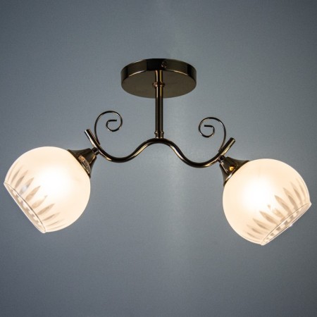 Makato chandelier 2x40W E27 gold 45.5x13x27cm-2