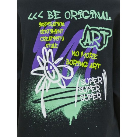 Jumper for girls, height 122 cm, black color-5
