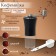 Arabica coffee grinder, ceramic mechanism, stainless steel