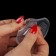 Half -slips for shoes, with a tread, adhesive, silicone, 10.5 × 6.5 cm, pair, color transparent