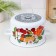 Cylindrical “cherries”, 5.5 l, with a lid, induction, white color, white