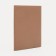 Male purse without fastening, department for passport, beige color