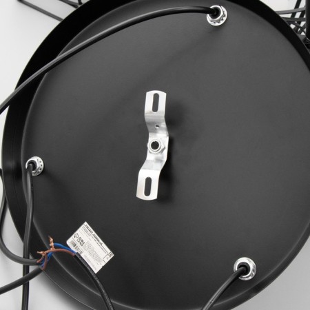 Lamp Bayerlux 2744/3 E27 40W Black 46x46x23-97 cm-6