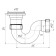 Siphon for the shower pallet "Ani Plast" E110, 1 1/2 "