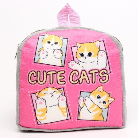 Baby backpack for a girl "Kotik"-1