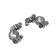 Battery terminals "Glavdor", lead, set 2 pcs