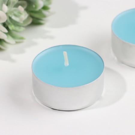 A set of tea candles aromatic "mountain air", 3.8x1.6 cm, 3.5 hours, 12 g, 6 pieces-2