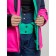 Ski costume female winter, size 44, pink color